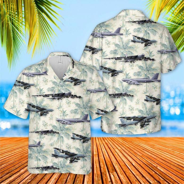 Us Air Force Boeing Stratofortress Hawaiian Shirt For Men Summer Gifts