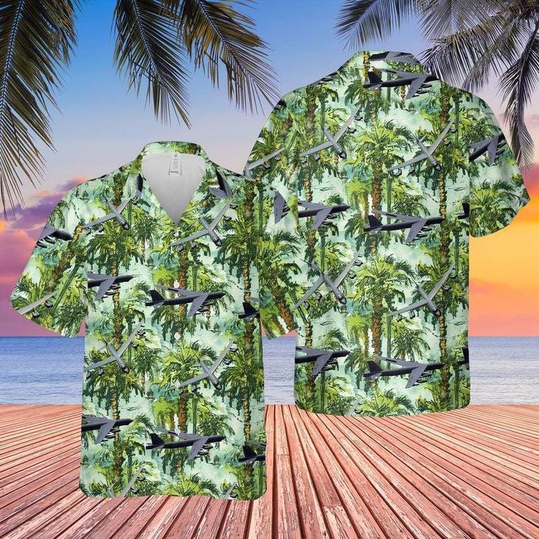 Us Air Force Boeing Stratofortress Hawaiian Shirt For Men Summer Gifts