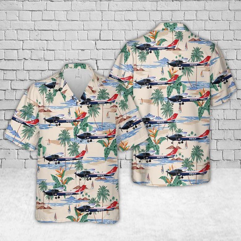 Us Air Force Civil Air Patrol Cessna Skylane Hawaiian Shirt, Of July Hawaiian Shirts Short Sleeve Summer Gifts