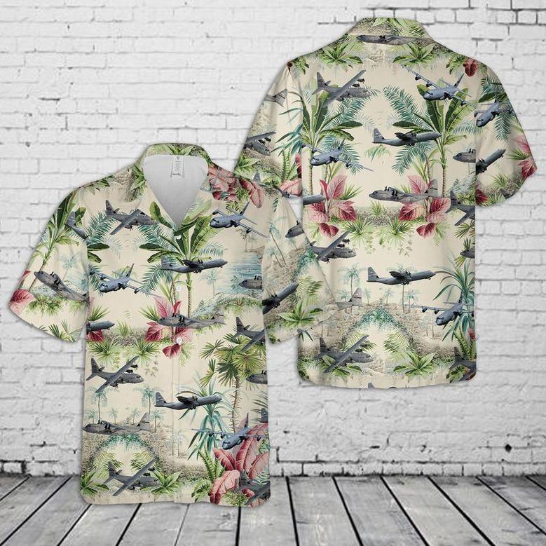 Us Air Force Lockheed Hercules Hawaiian Shirt, Of July Hawaiian Shirts Short Sleeve Summer Gifts