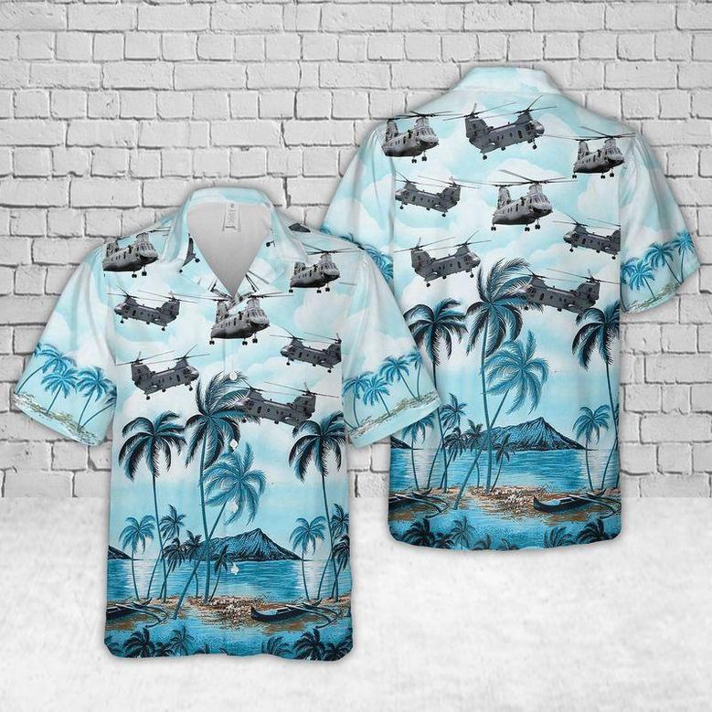 Us Army Boeing Vertol Sea Knight Unisex Hawaiian Shirt Aloha Shirt