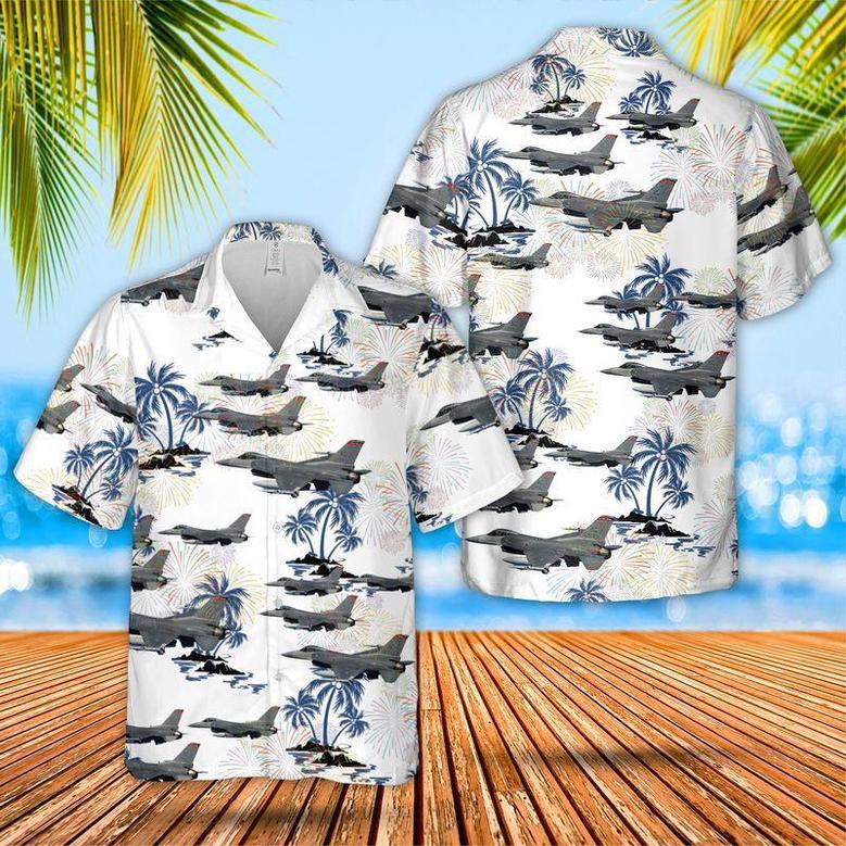 Usaf New Jersey Air National Guard Fighter Wing Hawaiian Shirt Summer Gifts