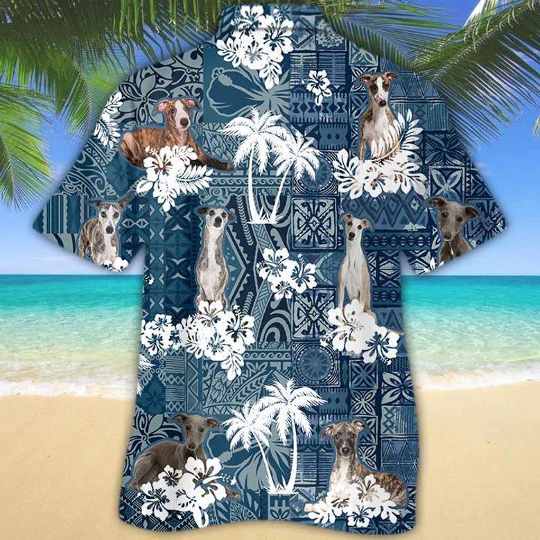 Whippet Hawaiian Shirt Summer Gifts