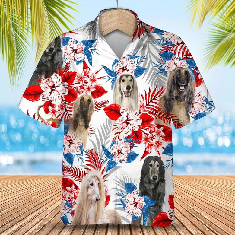 Afghan Hound Hawaiian Shirt, Summer Aloha Shirt, Men Hawaiian Shirt, Women Hawaiian Shirt Summer Gifts