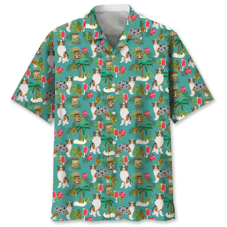 Australian Shepherd Hawaiian Beach Hawaiian Shirt Summer Gifts