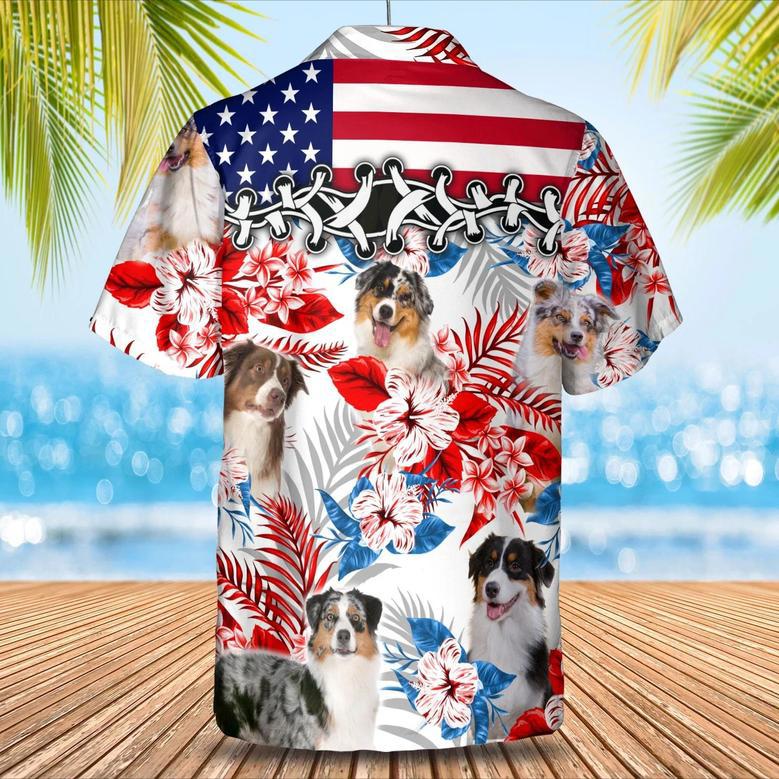 Australian Shepherd Hawaiian Shirt, Summer Aloha Shirt, Men Hawaiian Shirt, Women Hawaiian Shirt Summer Gifts