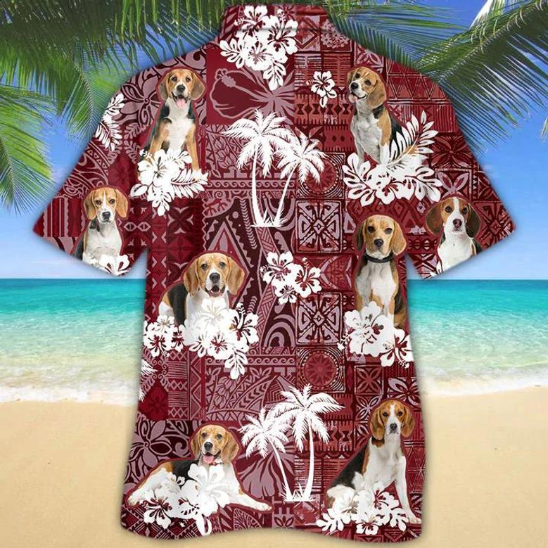 Beagle Red Hawaiian Shirt, Hawaiian Shirt For Men, Women, Aloha Shirt For Summer Summer Gifts