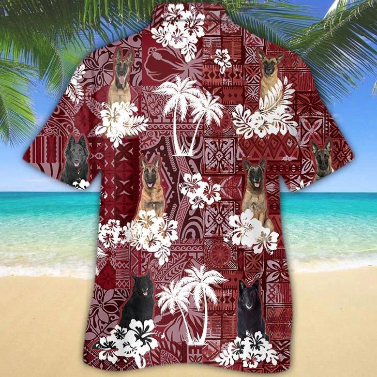 Belgian Shepherd Red Hawaiian Shirt, Hawaiian Shirt For Men, Women, Aloha Shirt For Summer Summer Gifts