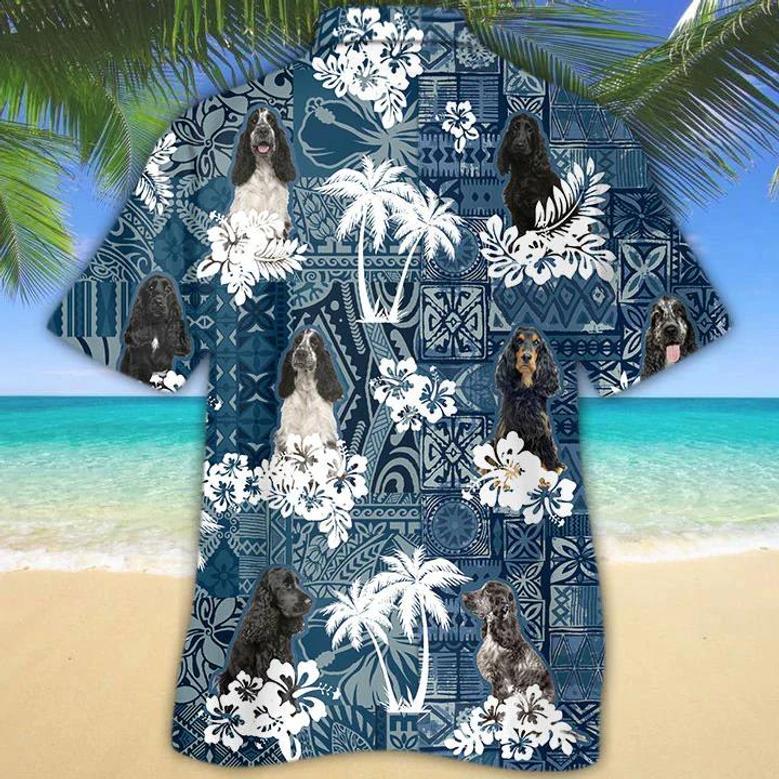 Black English Cocker Spaniel Hawaiian Shirt Summer Gifts