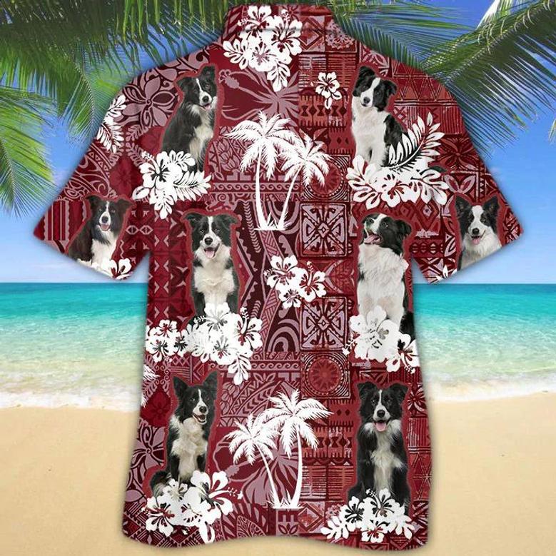 Border Collie Hawaiian Shirt, Gift For Dog Lover Shirts, Animal Summer Shirts, Hawaiian Shirt Men Summer Gifts