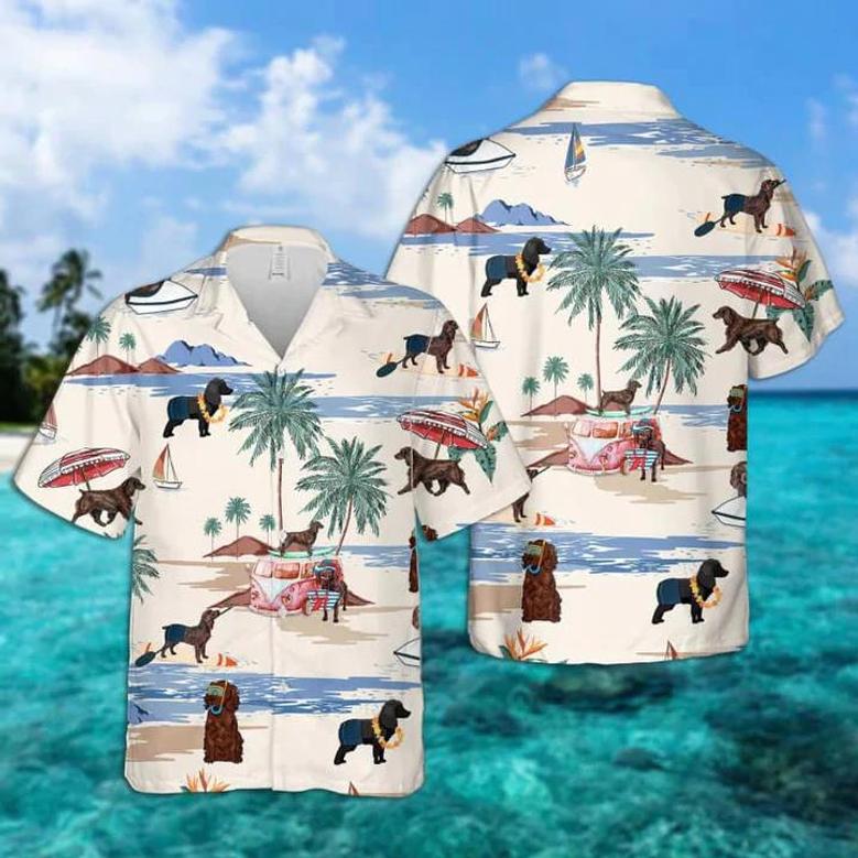 Boykin Spaniel Summer Beach Hawaiian Shirt, Hawaiian Shirts For Men, Hawaiian Shirts For Men, Aloha Beach Shirt Summer Gifts