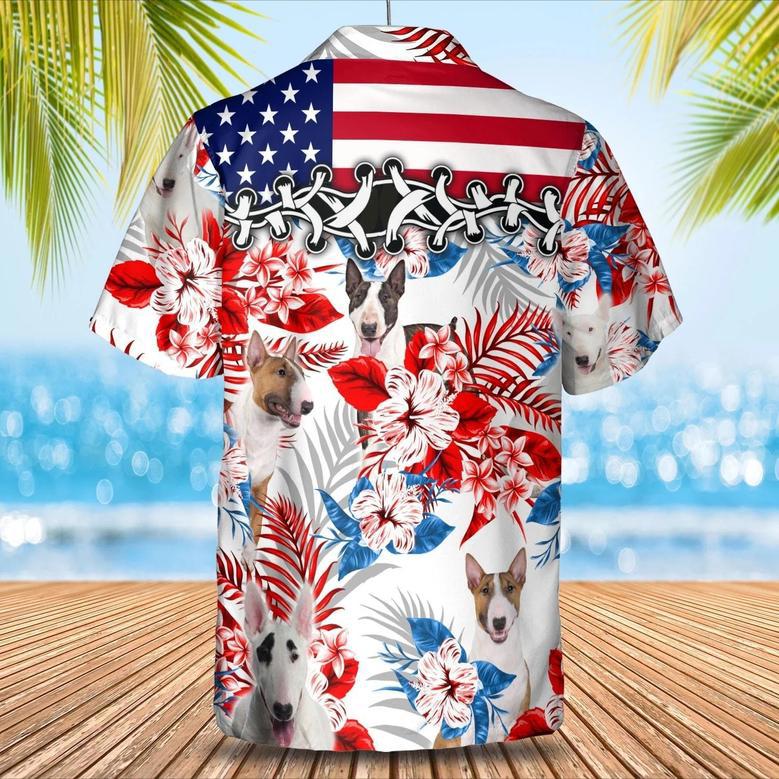 Bull Terrier Hawaiian Shirt- Summer Aloha Shirt, Hawaiian Shirt For Men And Women Summer Gifts