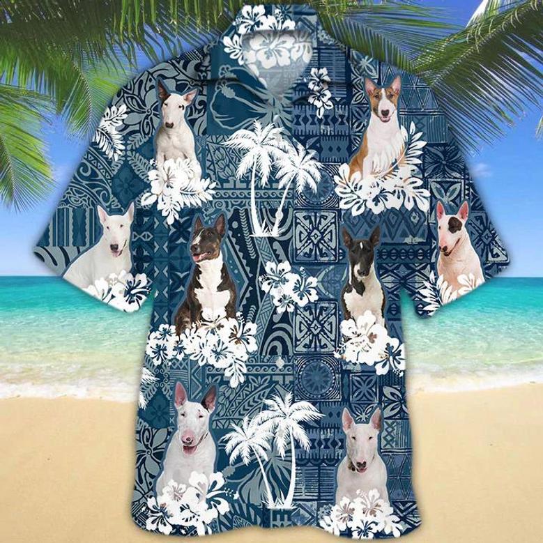 Bull Terrier Hawaiian Shirt Summer Gifts