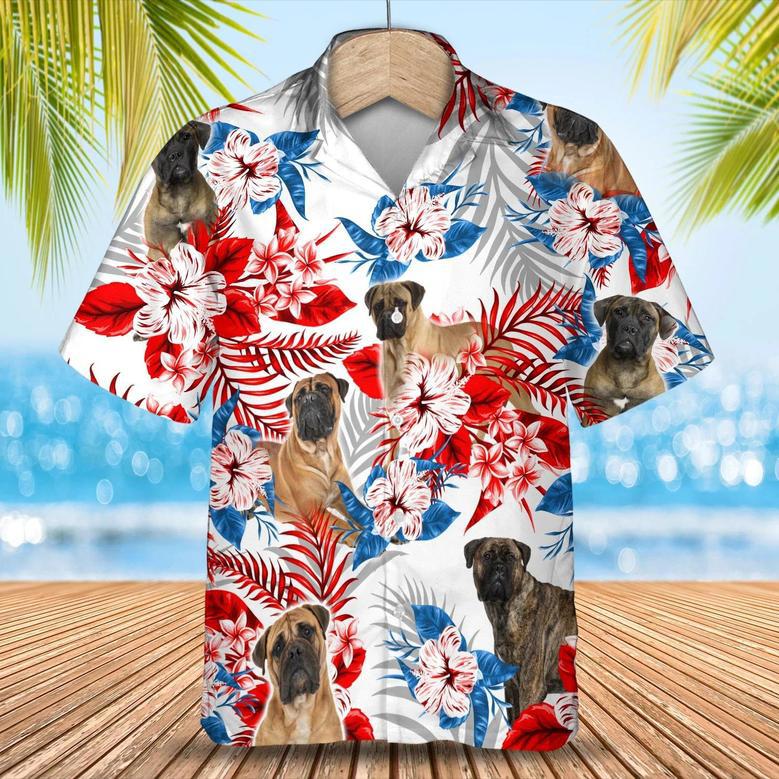 Bullmastiff Hawaiian Shirt, Summer Aloha Shirt, Men Hawaiian Shirt, Women Hawaiian Shirt Summer Gifts