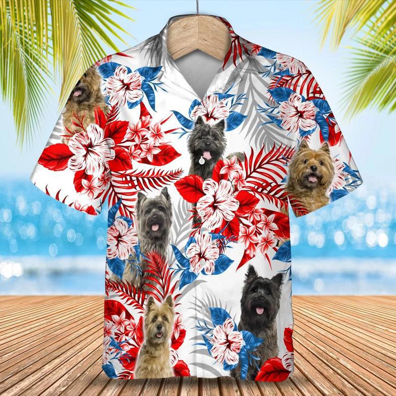 Cairn Terrier Hawaiian Shirt, Summer Aloha Shirt, Men Hawaiian Shirt, Women Hawaiian Shirt Summer Gifts