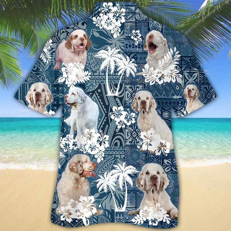 Clumber Spaniel Hawaiian Shirt Summer Gifts