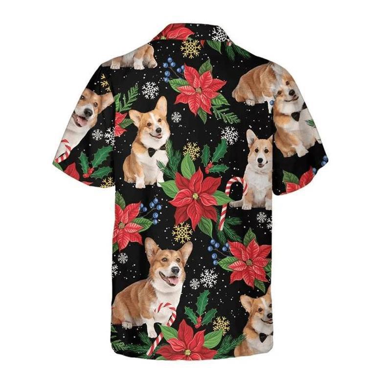 Corgi With Christmas Plants Hawaiian Shirt Gift For Dog Owners Summer Gifts