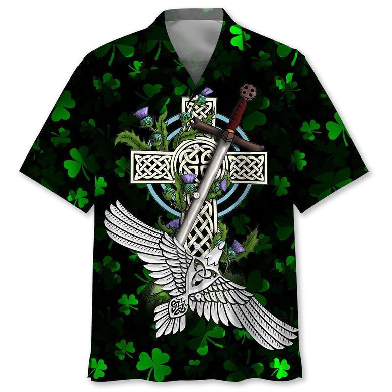 Cross Irish St.Patrick Day Hawaiian Shirt Summer Gifts