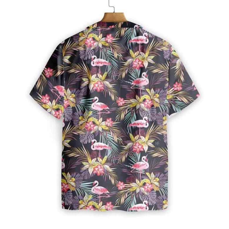 Cute Flamingo Brilliant Tropical Forest Hawaiian Shirt Summer Gifts