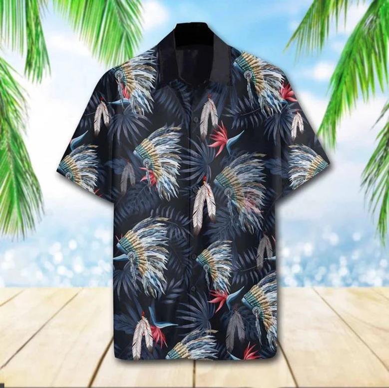 Dark Jungle Native Tropical Design Hawaiian Shirt For Men, Women Summer Gifts