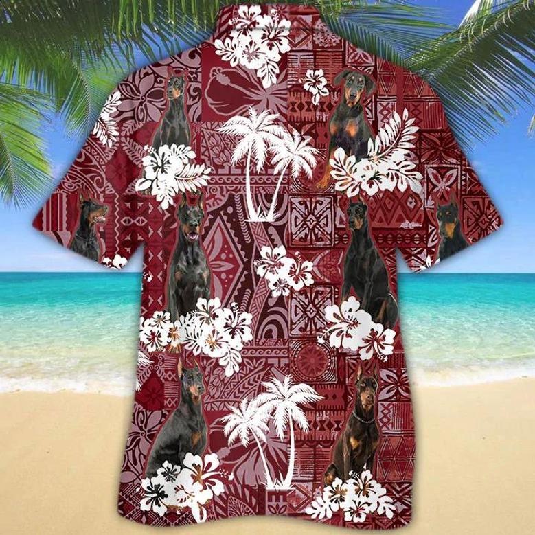 Doberman Pinscher Hawaiian Shirt, Gift For Dog Lover Shirts, Animal Summer Shirts, Hawaiian Shirt Men Summer Gifts