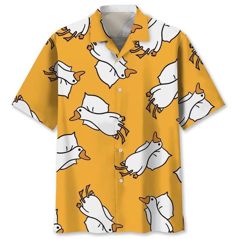 Duck Sleep Cute Hawaiian Shirt Summer Gifts