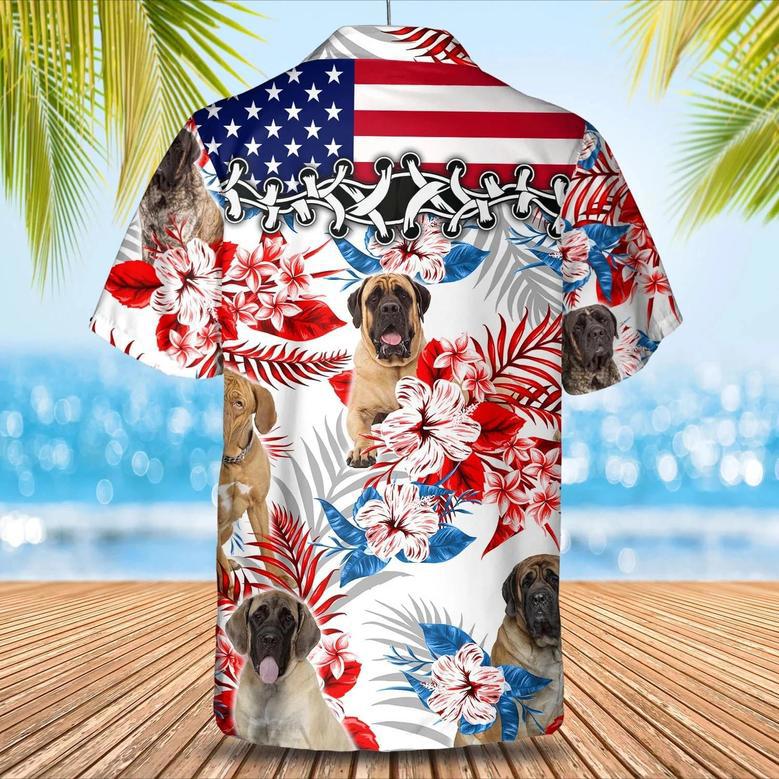 English Mastiff Hawaiian Shirt, Summer Aloha Shirt, Men Hawaiian Shirt, Gift For Summer Summer Gifts