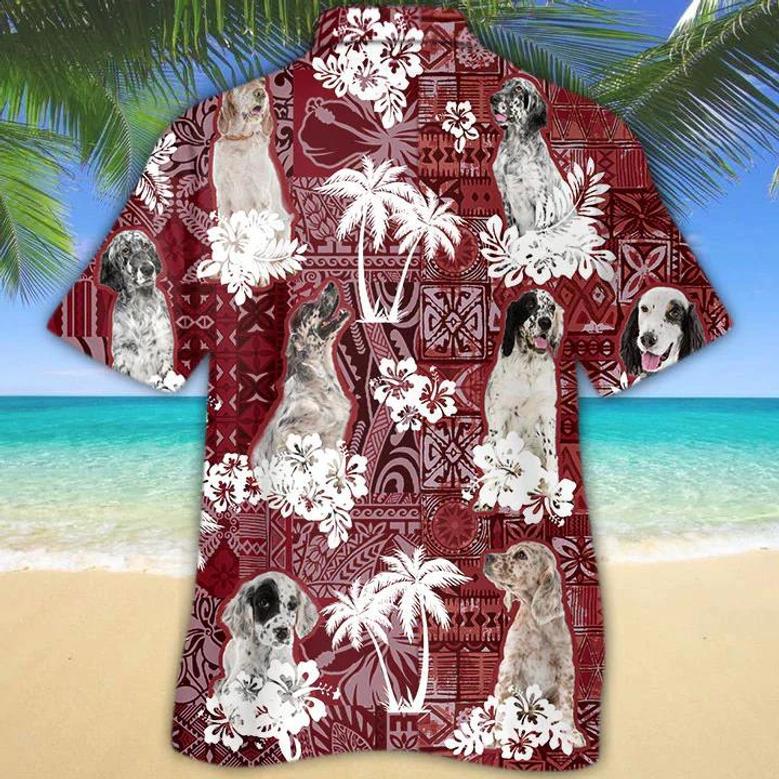 English Setter 2 Red Hawaiian Shirt, Gift For Dog Lover Shirts, Animal Summer Shirts Summer Gifts