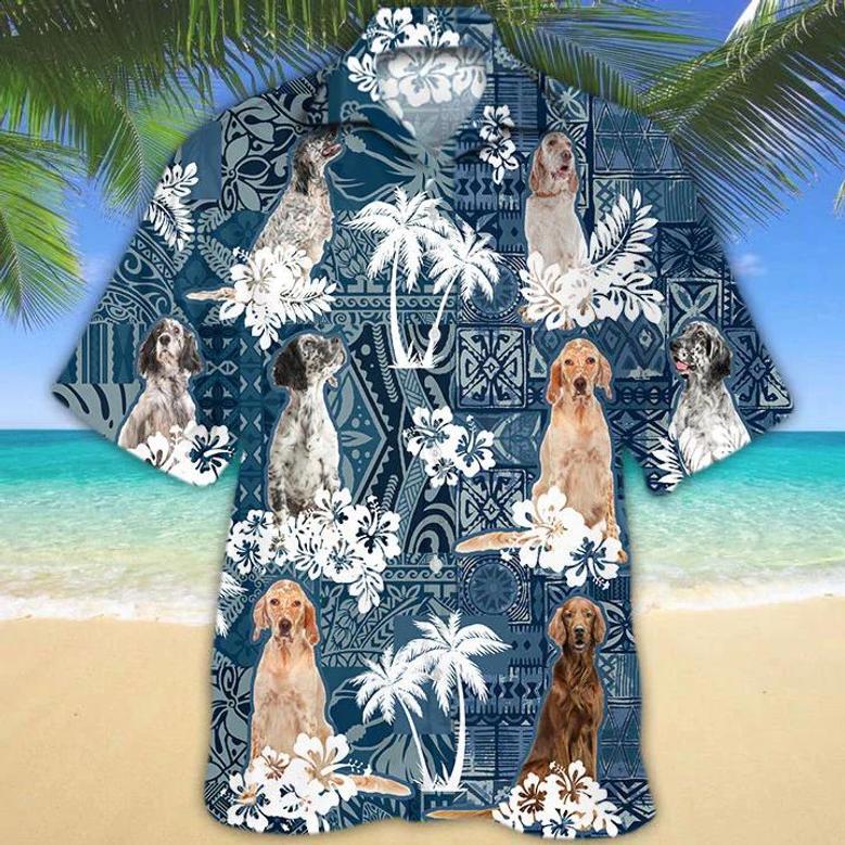 English Setter Hawaiian Shirt New Summer Gifts