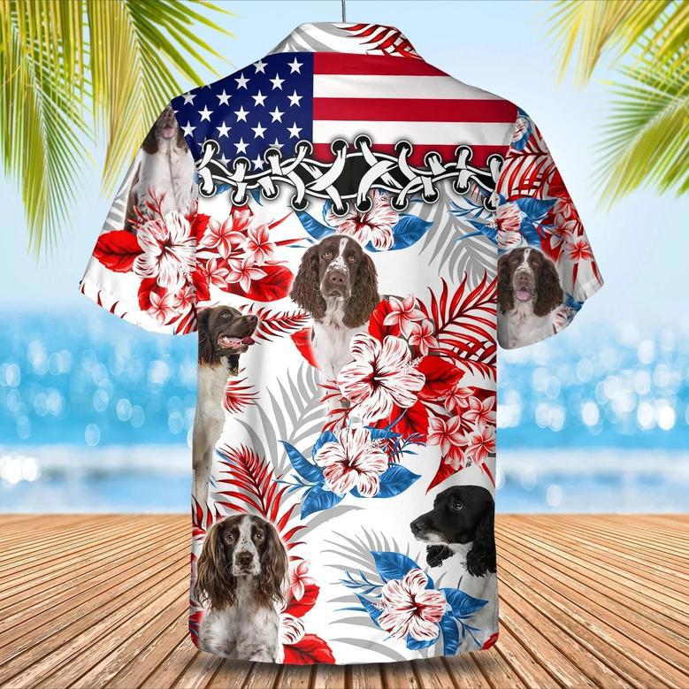 English Springer Spaniel Hawaiian Shirt, Summer Aloha Shirt, Men Hawaiian Shirt, Gift For Summer Summer Gifts