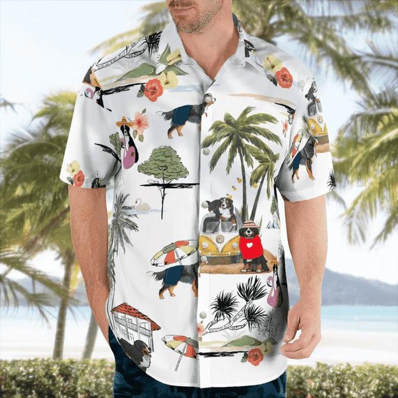 Entlebucher Mountain On The Beach Unisex Hawaiian Shirt, Summer Gift, Hawaiian Shirts For Men, Aloha Beach Shirt Summer Gifts