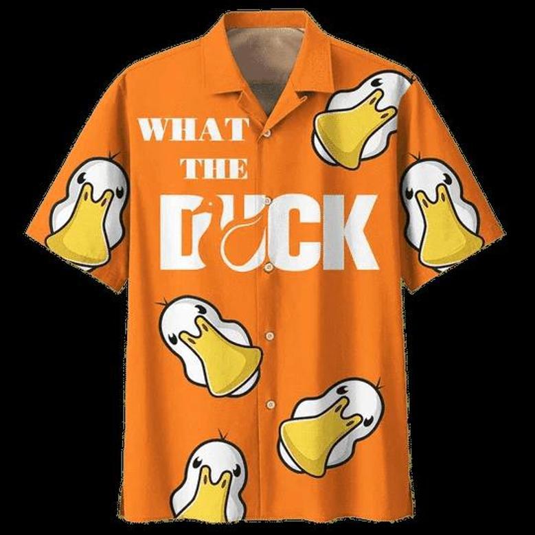 Face Duck Background Hawaiian Shirt, Summer Hawaii Shirt For Men Women Summer Gifts