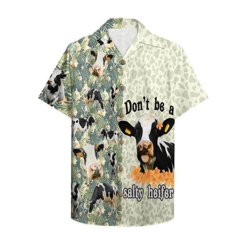 Farmer Don't Be A Salty Heifer Hawaiian Shirt Summer Gifts