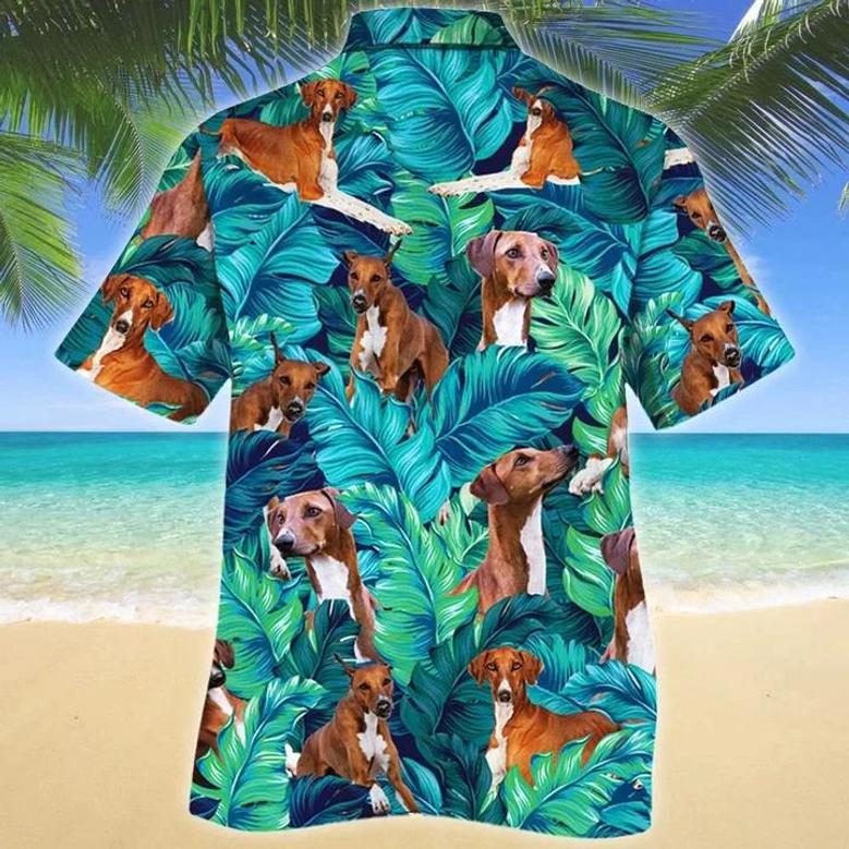 Gift For Azawakh Dog Lovers Summer Beach Palm Tree Hawaiian Shirt Summer Gifts