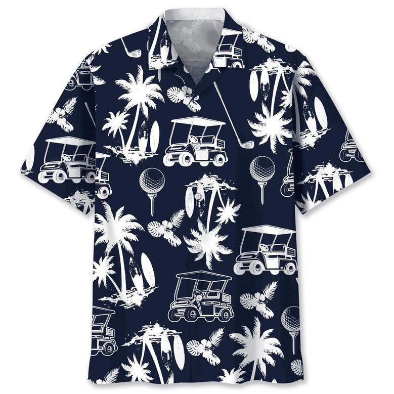 Golf Black Hawaiian Shirt Summer Gifts