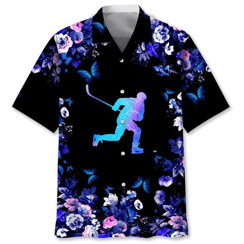 Hockey Hawaiian Nature All Over Printed Hawaiian Shirt Summer Gifts