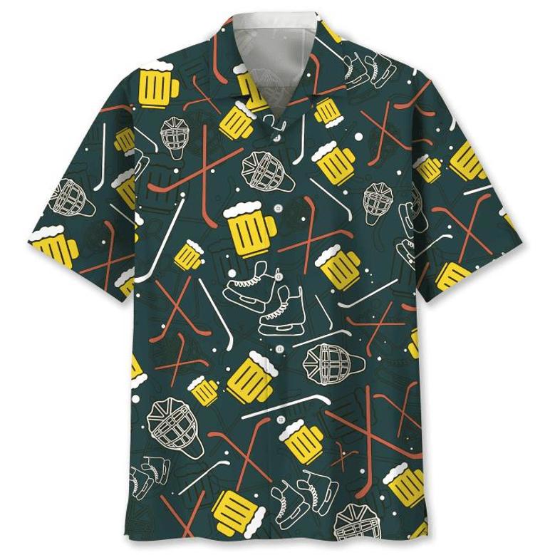 Hockey Hawaiian Shirt Summer Gifts