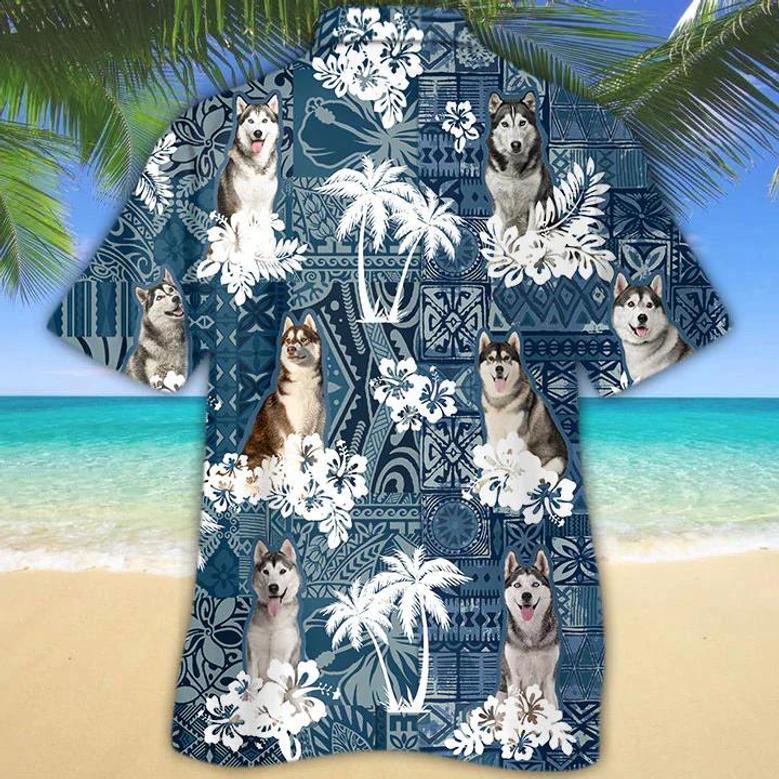 Husky Hawaiian Shirt Summer Gifts