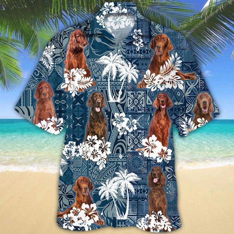 Irish Setter Hawaiian Shirt Summer Gifts