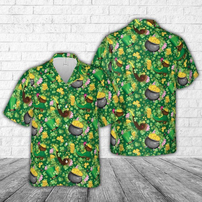 Irish St Patrick's Day Hawaiian Shirt, Men Irish Hawaiian Shirt, Patrick's Shirt Summer Gifts