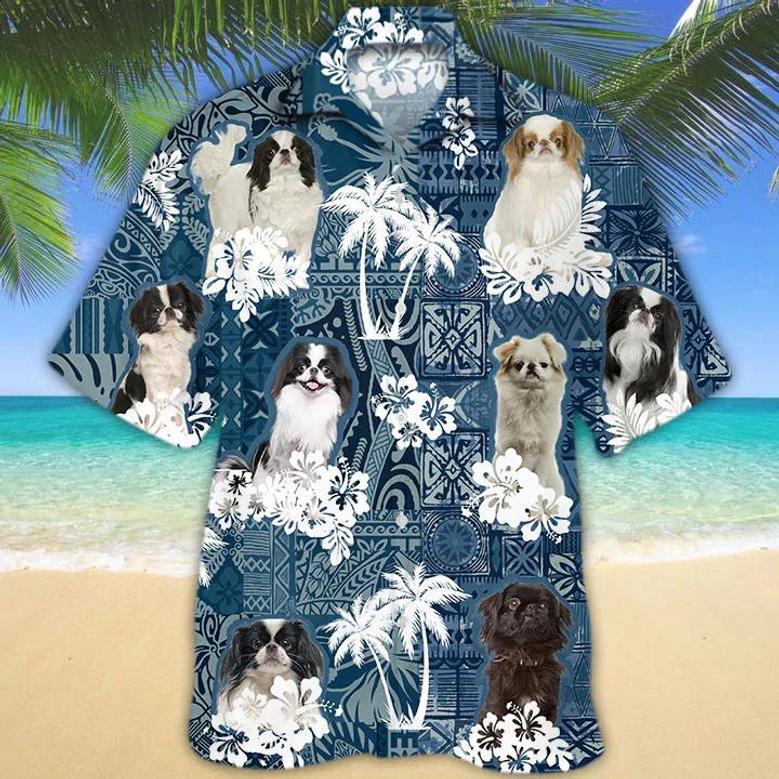 Japanese Chin Hawaiian Shirt Summer Gifts