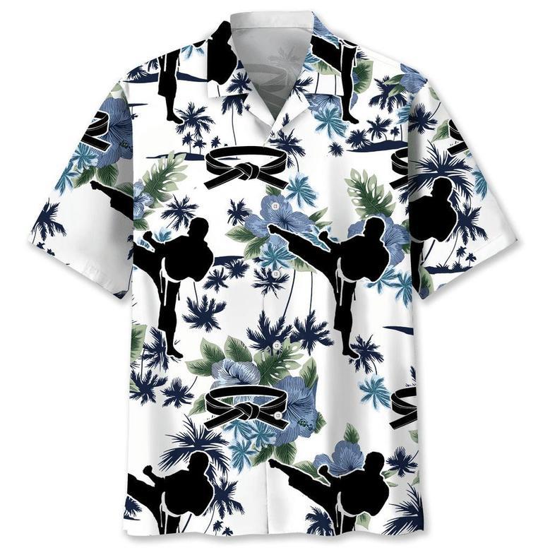 Karate White Nature Hawaiian Shirt Summer Gifts