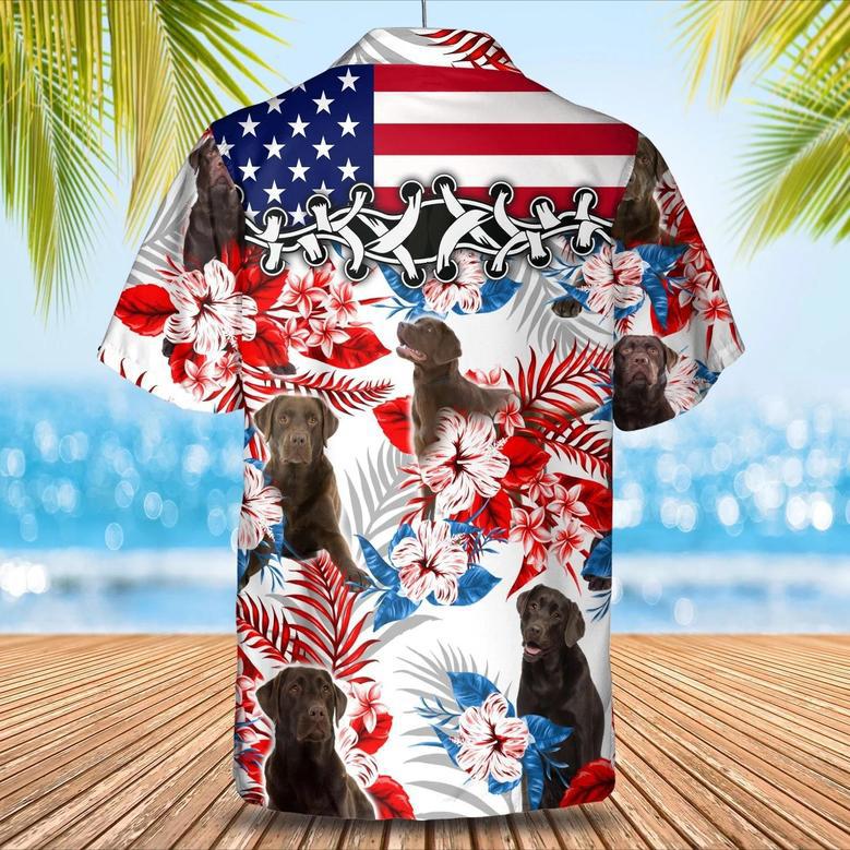 Labrador Chocolate Hawaiian Shirt - Summer Aloha Shirt, Hawaiian Shirt For Men And Women Summer Gifts