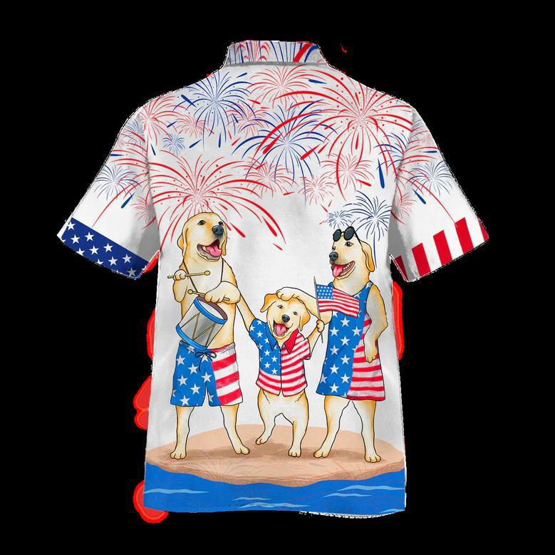 Labrador Family Hawaiian Shirt - Independence Is Coming, Usa Patriotic Hawaiian Shirt Summer Gifts