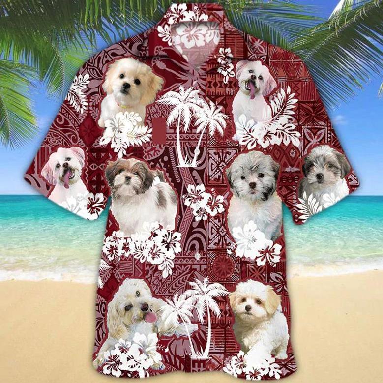 Malshi Hawaiian Shirt, Gift For Dog Lover Shirts, Malshi Beach Shirt, Men's Hawaiian Shirt Summer Gifts