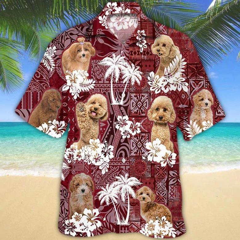 Maltipoo Hawaiian Shirt, Gift For Dog Lover Shirts, Maltipoo Beach Shirt, Men's Hawaiian Shirt Summer Gifts