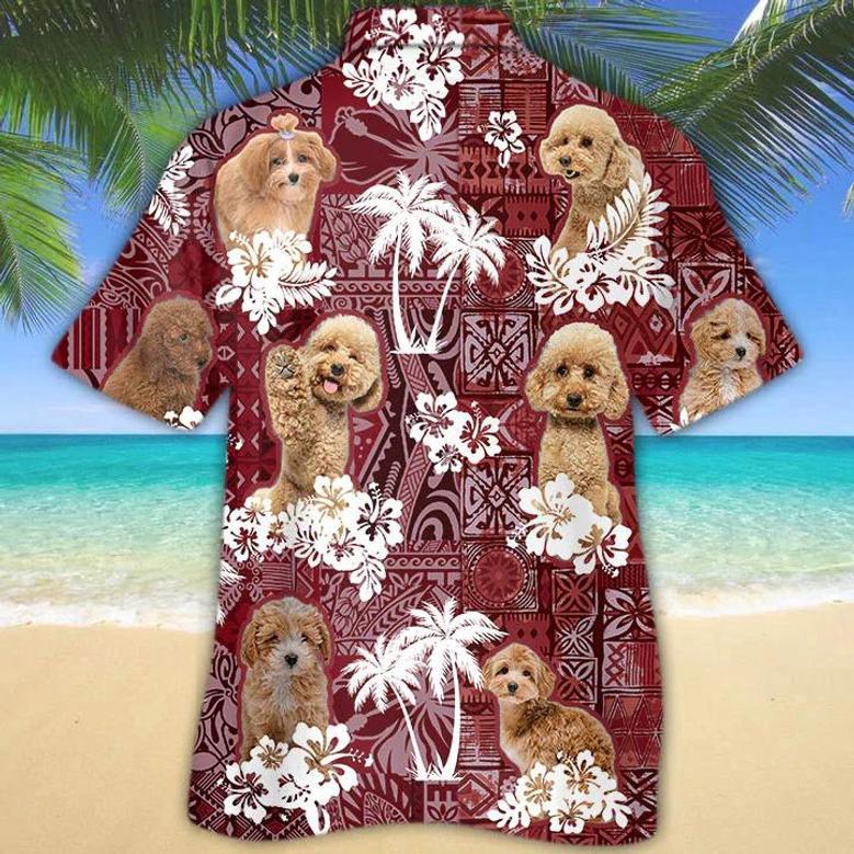 Maltipoo Hawaiian Shirt, Gift For Dog Lover Shirts, Maltipoo Beach Shirt, Men's Hawaiian Shirt Summer Gifts