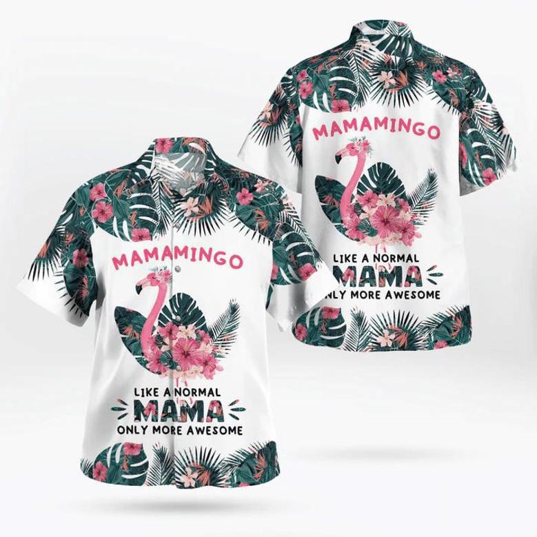 Mamamingo Hawaiian Shirt, Mother's Day Hawaii Shirt, Mom Shirt, Gift For Mom Summer Gifts