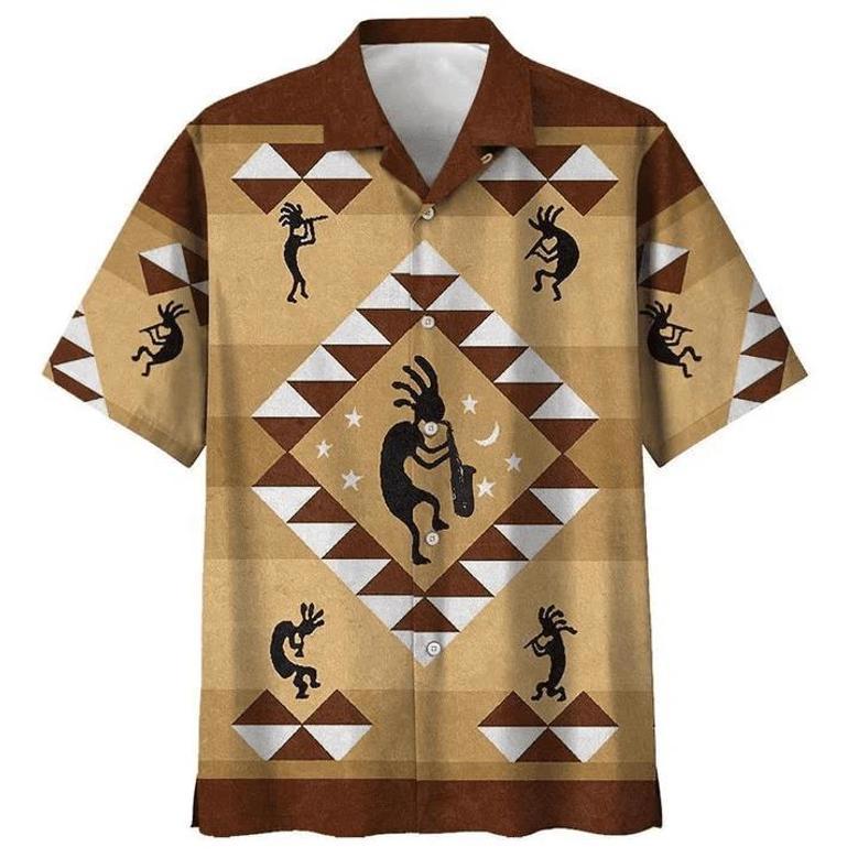 Native American People Playing Music Instrument Hawaiian Shirt Summer Gifts