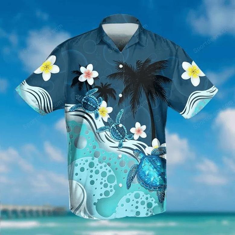 Ocean - Turtle Hawaiian Shirt, Summer Gift, Hawaiian Shirts For Men, Aloha Beach Shirt Summer Gifts